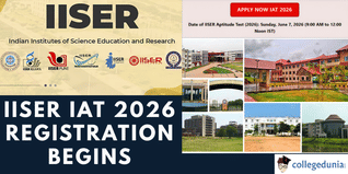 IISER IAT 2026 Registration Begins @iiseradmission.in; Apply Online Till April 13